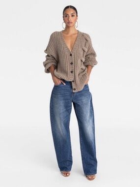 KBB by KAHLANA Women's 'The Cable Mix Cardi'